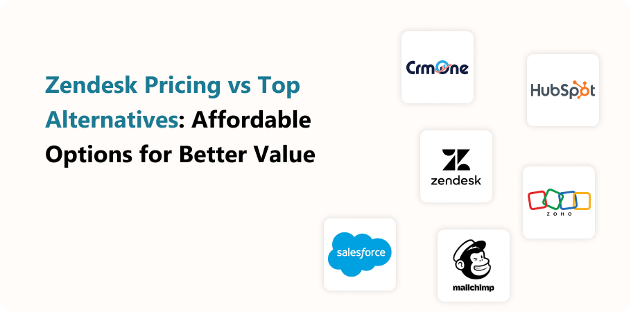 Zendesk pricing VS top alternatives